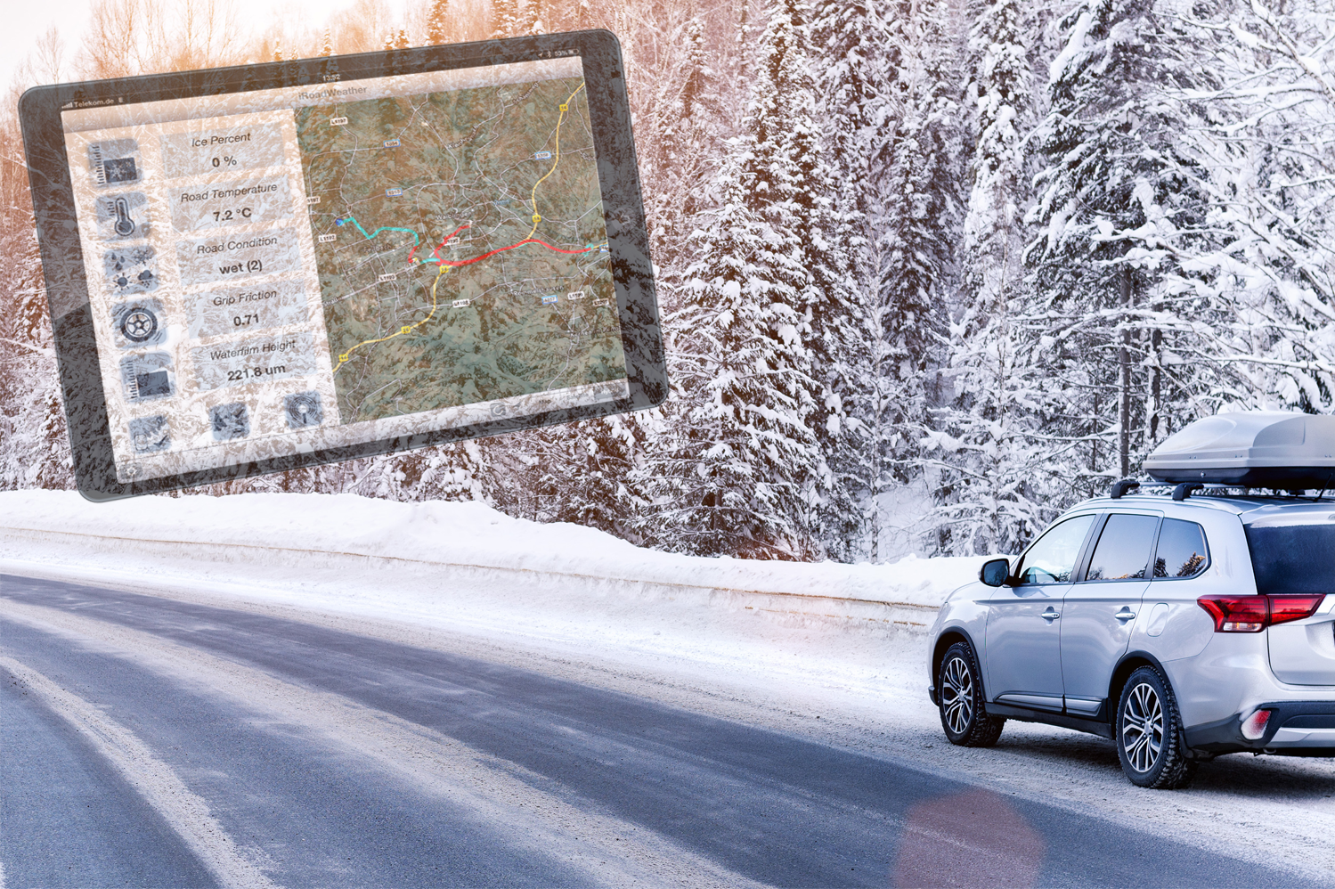 Winter road monitoring Surveillance des conditions routières hivernales